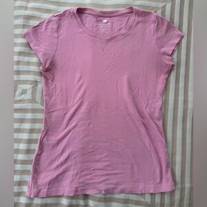 Banana Republic Pink Short Sleeve Crewneck Tee